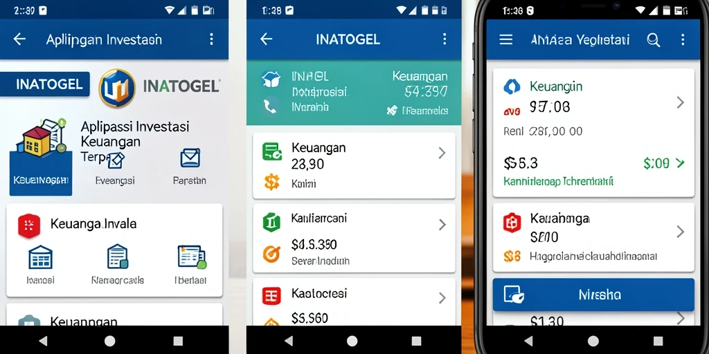 Tampilan antarmuka aplikasi INATOGEL yang intuitif dan mudah digunakan.
