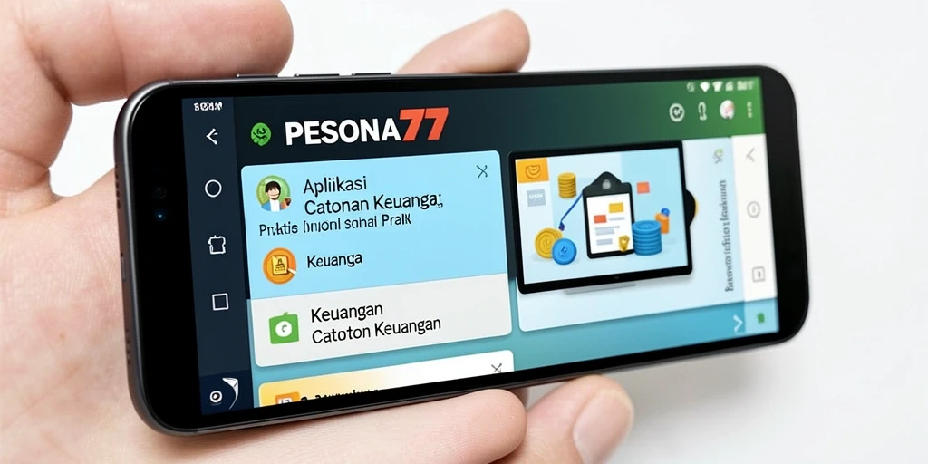 Tampilan antarmuka PESONA77 yang sederhana dan intuitif