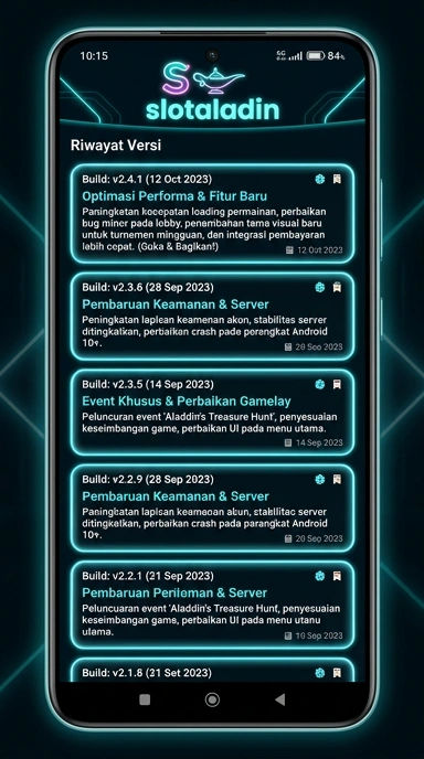 Riwayat Versi Aplikasi slotaladin untuk Android